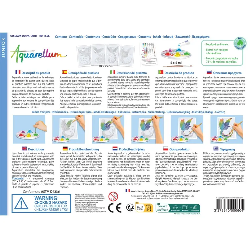 Aquarellum Junior - Oiseaux du Paradis 3.webp