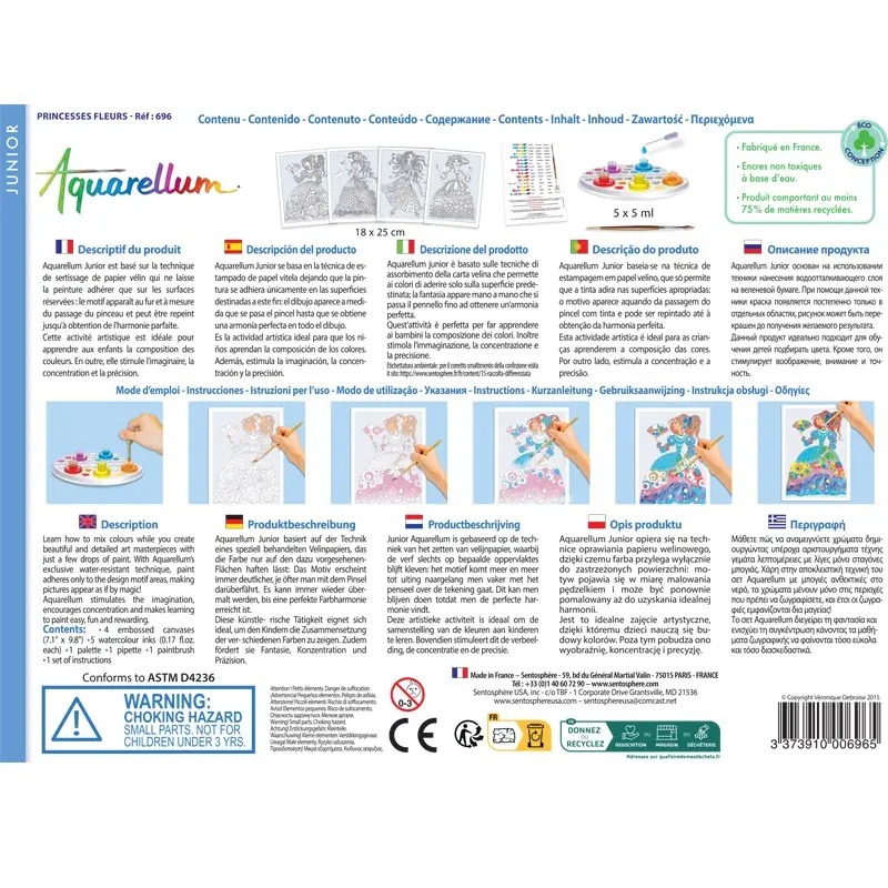 Aquarellum Junior - Princesses Fleurs 3.webp