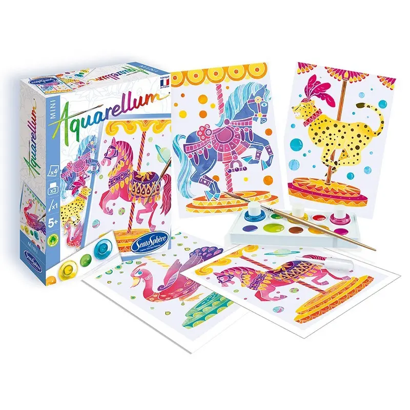 Aquarellum Mini - Chevaux Manège 2.webp