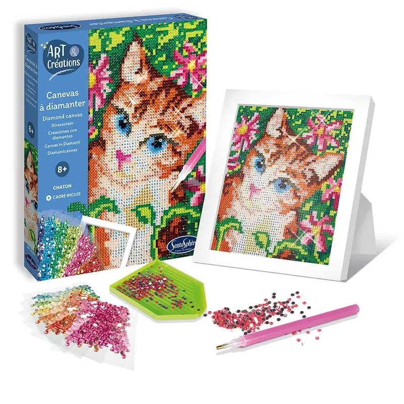 Canevas à Diamanter - Chaton 2.webp