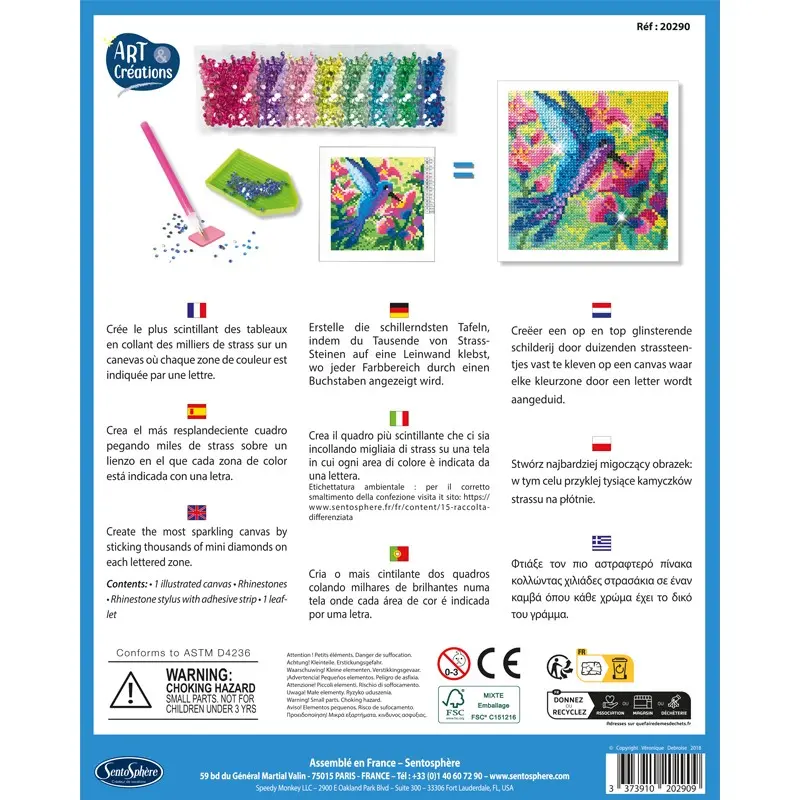 Canevas à Diamanter - Colibri 3.webp