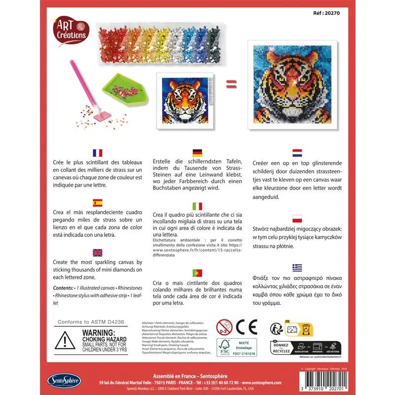 Canevas à Diamanter - Tigre 3.webp