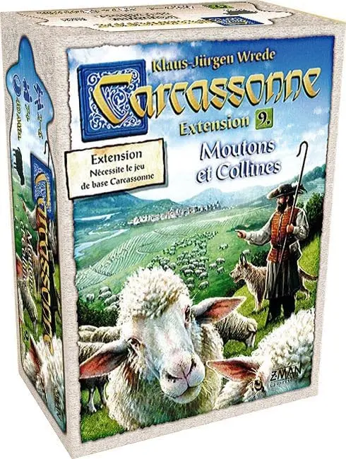 Carcassonne – Uitbreiding 09: Schapen en heuvels
