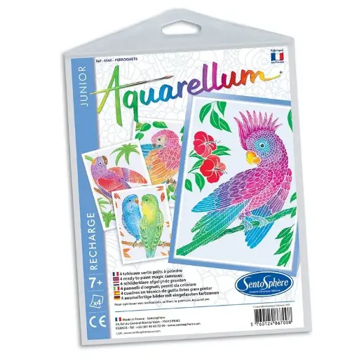 Aq. JR Navulling - Papegaaien
