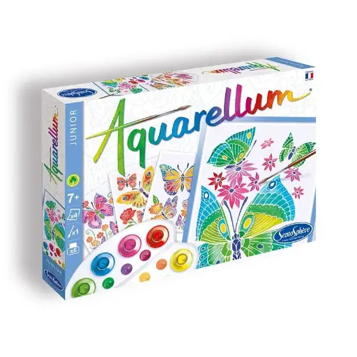 Aquarellum Junior - Papillons et Fleurs