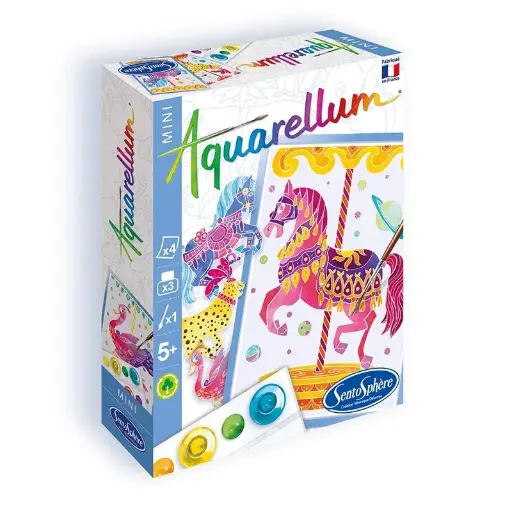 Aquarellum Mini - Chevaux Manège