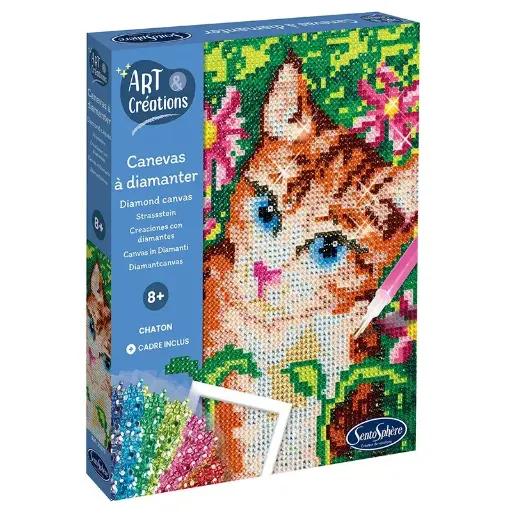 Diamant Schilderen - Kitten