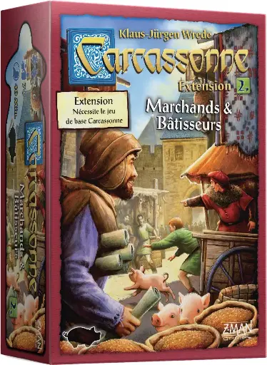 Carcassonne – Uitbreiding 02: Kooplieden en bouwers