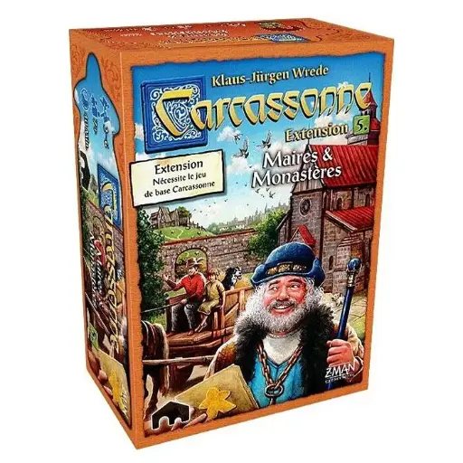 Carcassonne – Uitbreiding 05: Burgemeesters en kloosters